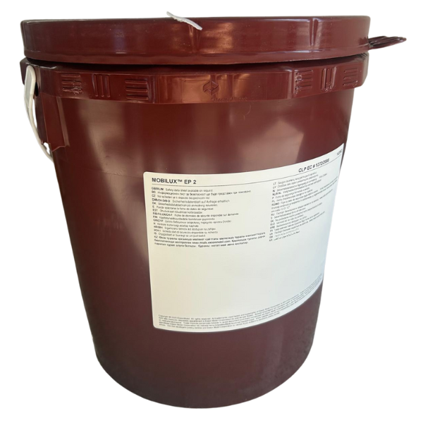 Vaselină Mobilux EP2 18kg – Lubrifiere rulmenti, articulatii, utilaje grele - imagine 2