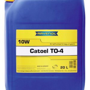 Ulei transmisie Ravenol Catoel TO-4 SAE 10W – 20L pentru utilaje Caterpillar, Komatsu, JCB