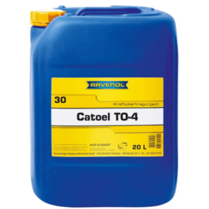 Ulei transmisie Ravenol Catoel TO-4 SAE 30 – 20L pentru utilaje Caterpillar, Komatsu, JCB