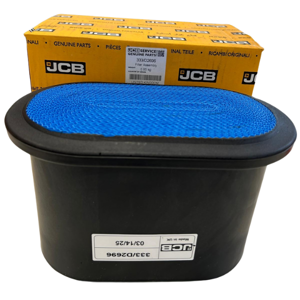 Filtru Aer JCB 333/D2696 – Original – 3CX, 4CX, Loadall, Telehandler