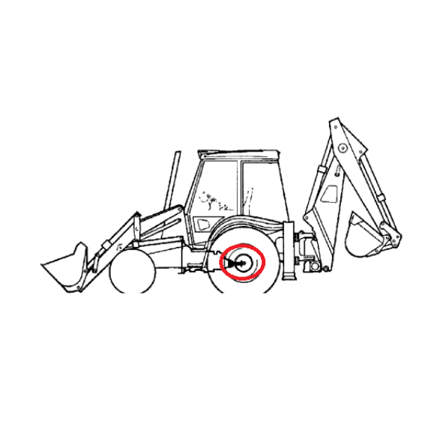 Cardan spate 35x126 L=330 JCB 2CX, 3CX, 4CX, 5CX – Serii T2, T3, T4i, T4F, STV - imagine 4