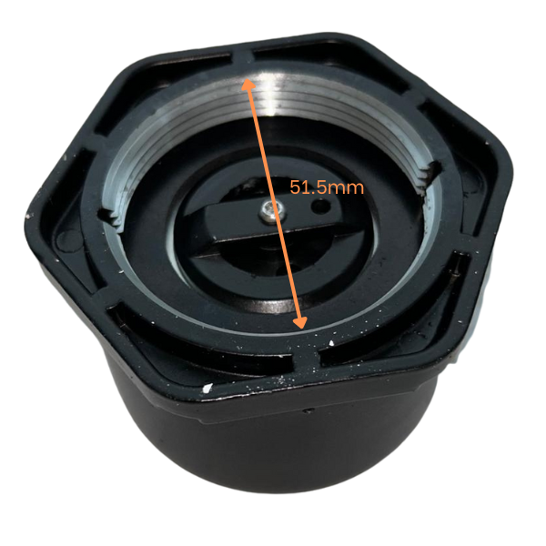 Buson hidraulic JCB 2CX, 3CX, 4CX – Ø 51.5 mm - imagine 2