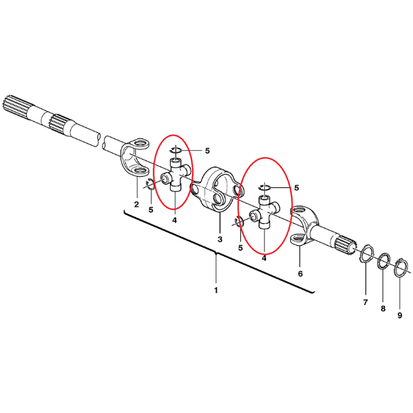 Cruce planetara Volvo 11988155 – 30.2 × 82.2 mm - imagine 2