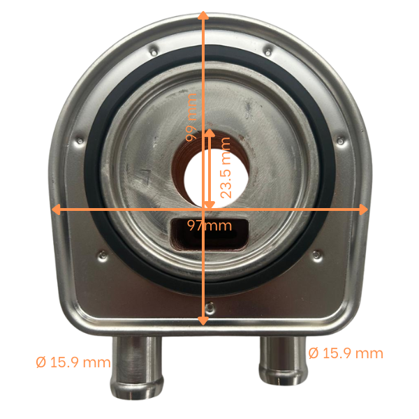 Termoflot JCB 3CX, 4CX, 214–217, 212S – Motor Perkins AK - imagine 2