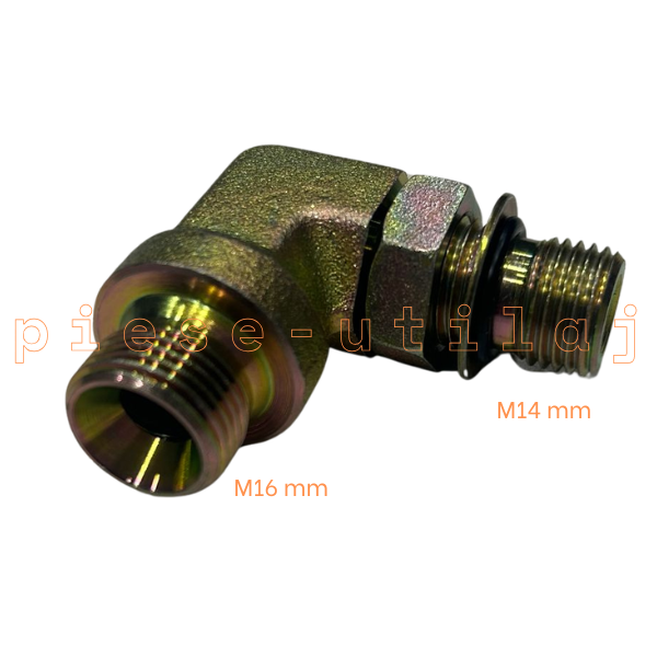 Racord circuit hidraulic sanie JCB 1CX, 2CX, 3CX, 4CX, 5CX - imagine 2