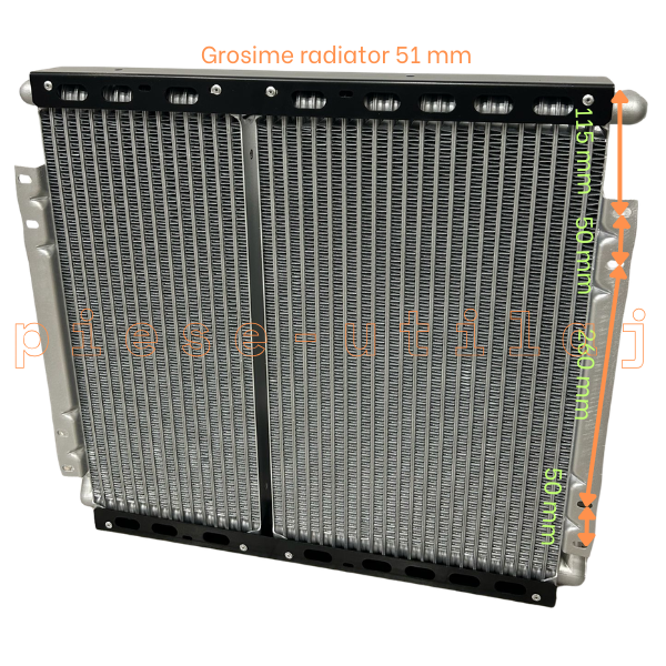 Radiator hidraulic JCB 2CX / 3C / 3CX / 4CX / 214–217 – Serii T0–T3 - imagine 4