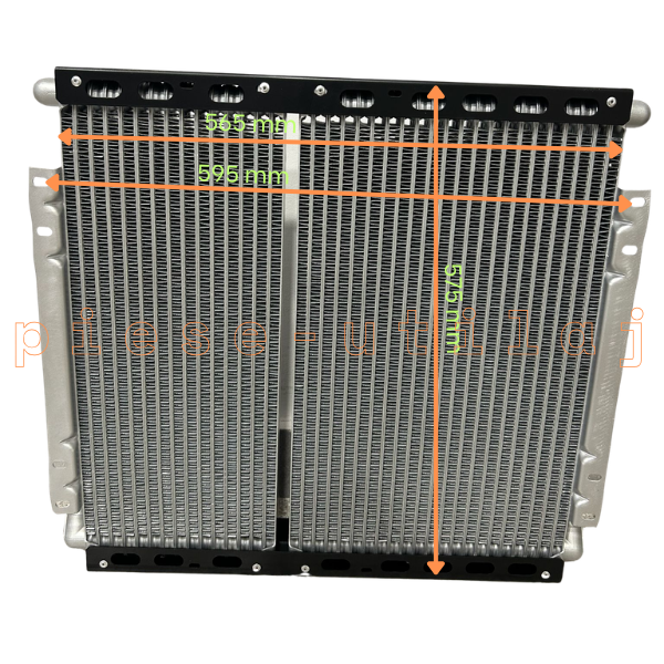 Radiator hidraulic JCB 2CX / 3C / 3CX / 4CX / 214–217 – Serii T0–T3 - imagine 2