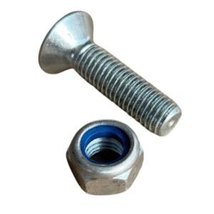 Surub + piulita dinte cupa miniexcavator JCB M12 x 45 mm