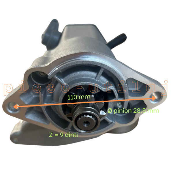 Electromotor Kubota BX22, BX2200D, KX41-2, KX61-2, KX91-2 - imagine 2