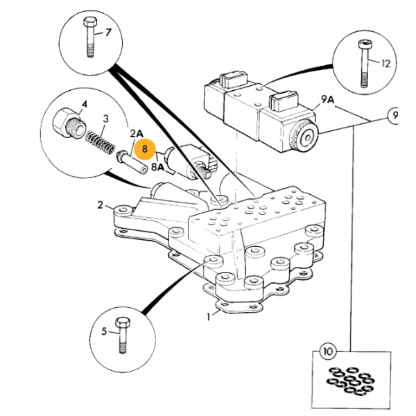 Electrovalva JCB 3CX 25/105100 - imagine 3