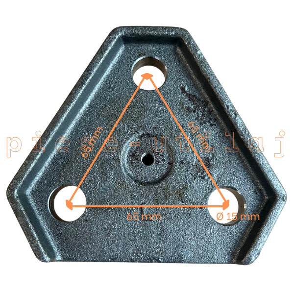 Pivot inferior Case IH, New Holland 5120, 5140, 5240, 5640, 580K, 580SK - imagine 4