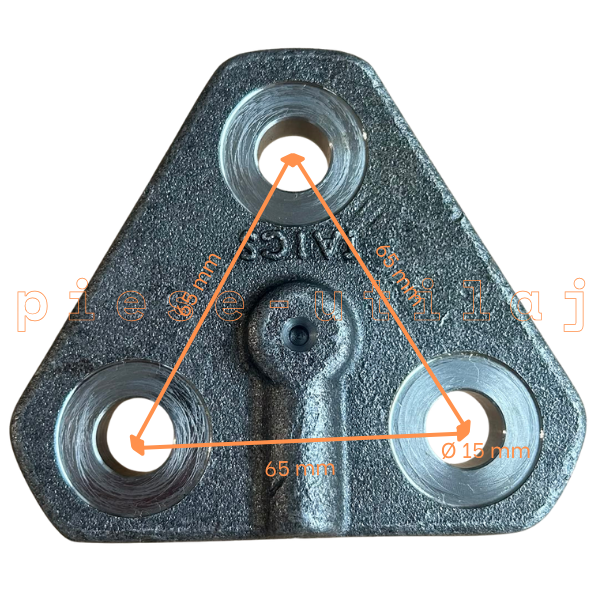 Pivot superior buldoexcavator Case 570, 575, 580, 590 - OEM - imagine 3