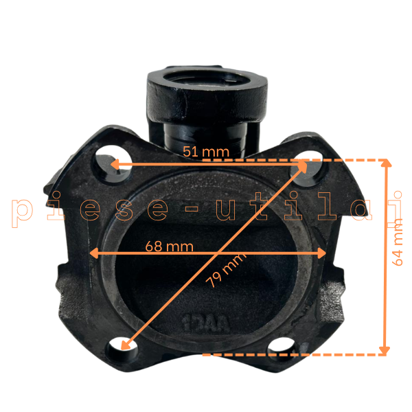 Cardan scurt Manitou MT, MLT, MLT-X – 268 mm - imagine 3